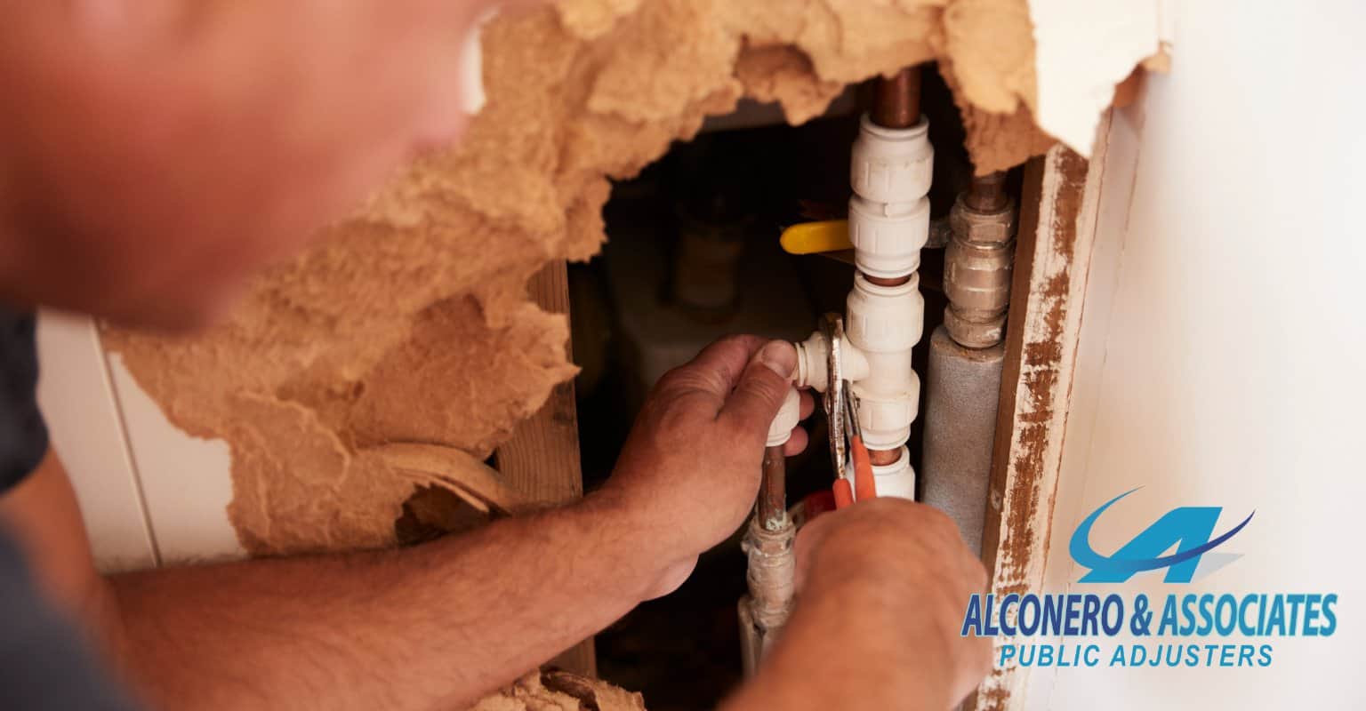 Public Adjuster assisting with Pipe Burst Insurance Claim in Tampa