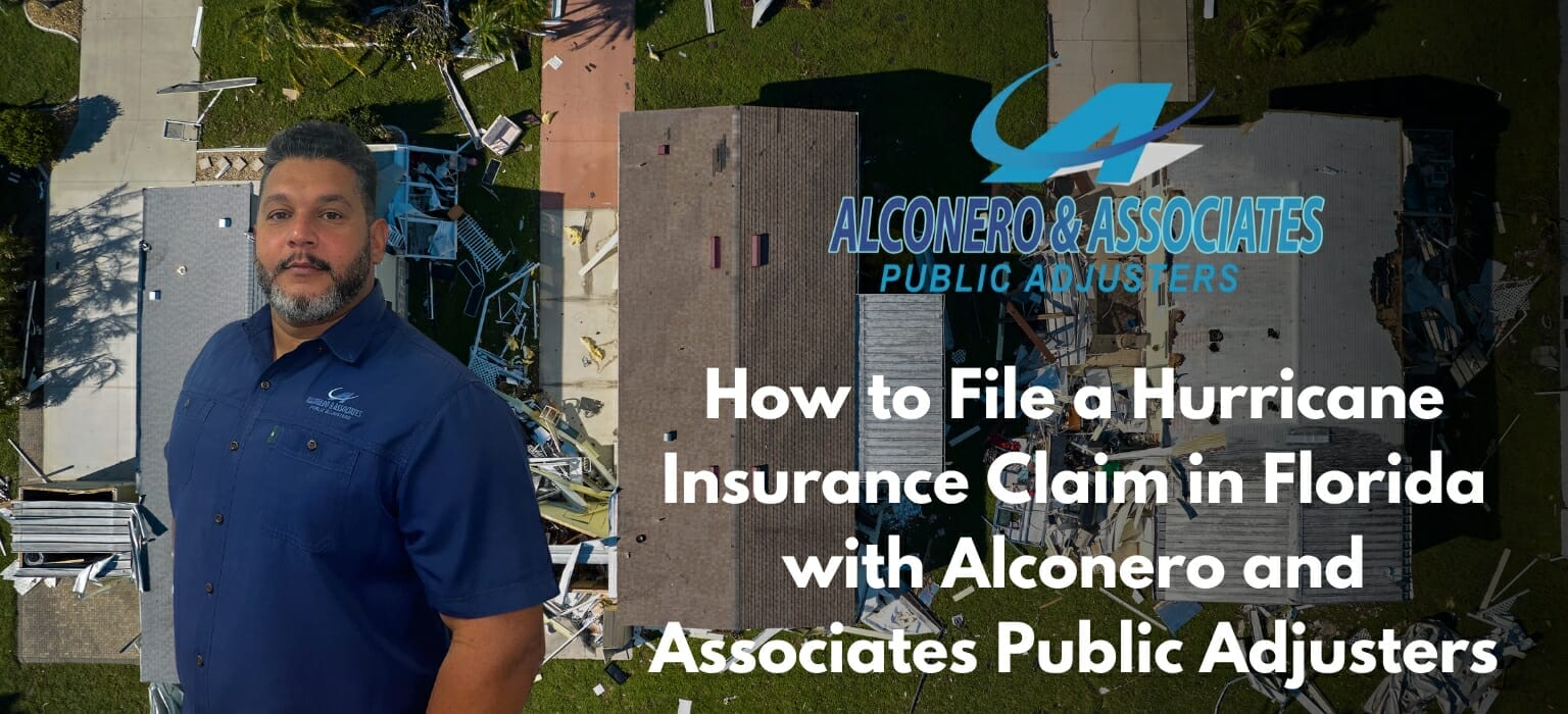 How to File a Hurricane Insurance Claim in Florida with Alconero and Associates Public Adjusters