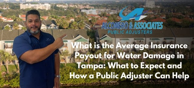 What is the Average Insurance Payout for Water Damage in Tampa: What to Expect and How a Public Adjuster Can Help