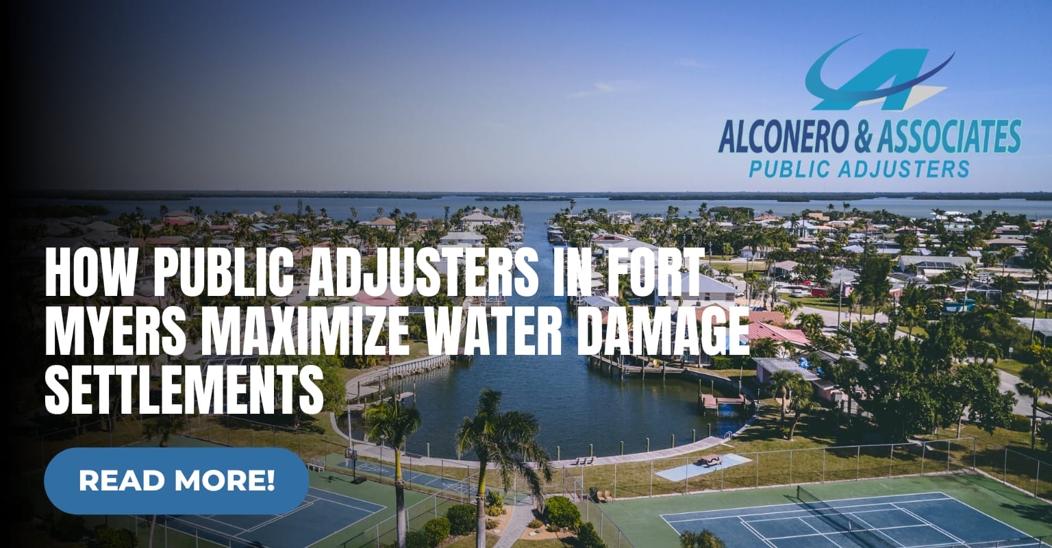 How Public Adjusters in Fort Myers Maximize Water Damage Settlements