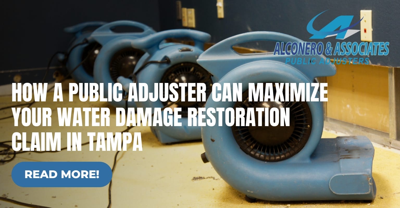 How a Public Adjuster Can Maximize Your Water Damage Restoration Claim in Tampa